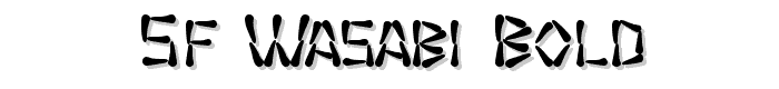 SF Wasabi Bold font